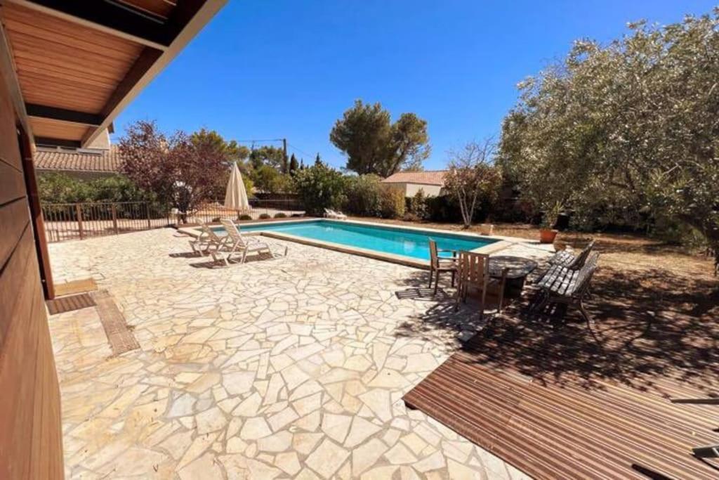 Petit Terme - Piscine - Clim - Parking Daire Les Angles  Dış mekan fotoğraf