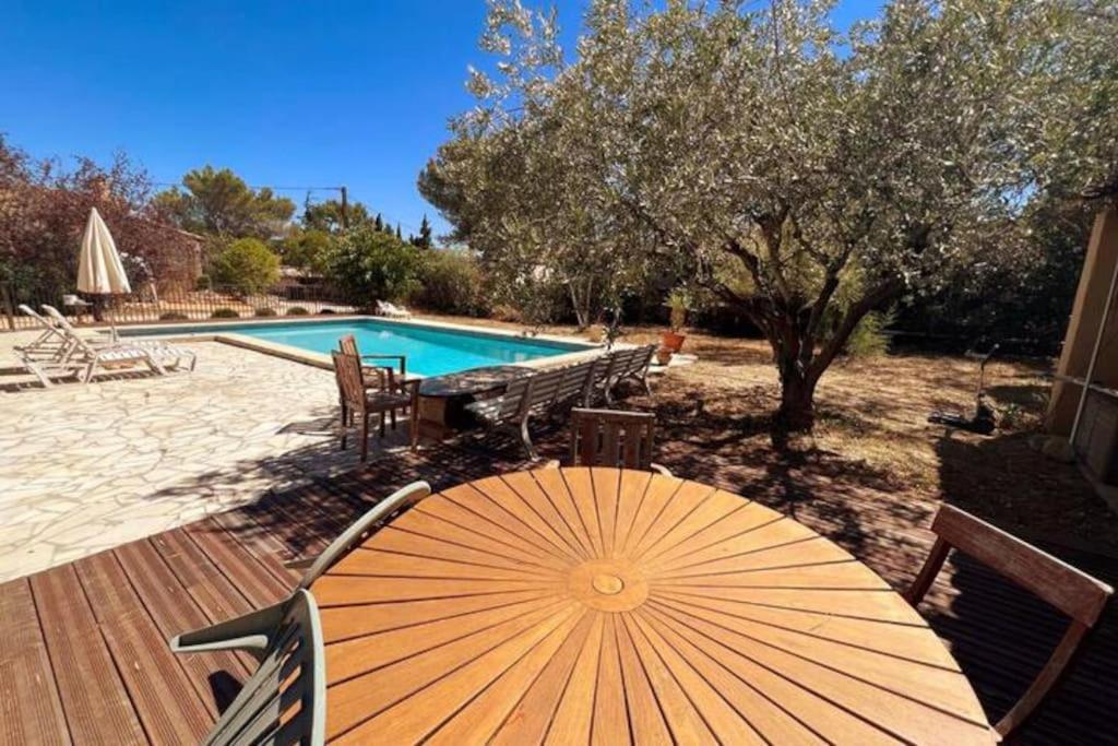 Petit Terme - Piscine - Clim - Parking Daire Les Angles  Dış mekan fotoğraf